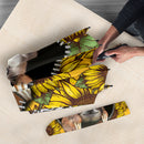 Sloth Cute Sunflower Zipper Umbrella Nearkii