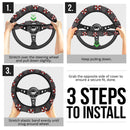 Resident Evil Umbrella Symbol Car Steering Wheel Cover Nearkii