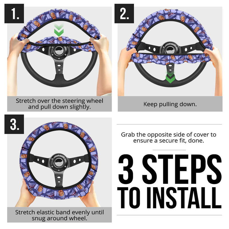 Home Alone Kevin Hat Premium Custom Car Steering Wheel Cover Nearkii