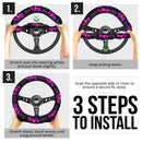 Pink Jeep Girl Galaxy Car Steering Wheel Cover Nearkii