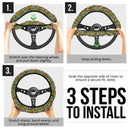 Cartoon Haiwai Premium Car Steering Wheel Cover Nearkii