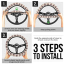 Chipi Doma Demon Slayer Anime Car Steering Wheel Cover 1 Nearkii