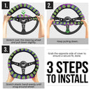 Rick And Morty Custom Car Steering Wheel Cover Nearkii