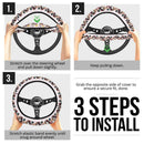 Chipi Demon Slayer Anime Car Steering Wheel Cover 3 Nearkii