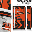 Orange Jeep Car Seat Belt Cover Custom Car Accessories Nearkii