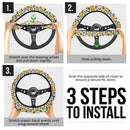 Demon Slayer Anime Car Steering Wheel Cover 2 Nearkii