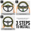 Hawaii Muster Mit Tropischen Fruchten Premium Car Steering Wheel Cover Nearkii