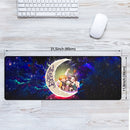 Demond Slayer Team Love You To The Moon Galaxy Mouse Mat Nearkii