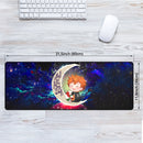 Cute Hinata Haikyuu Love You To The Moon Galaxy Mouse Mat Nearkii