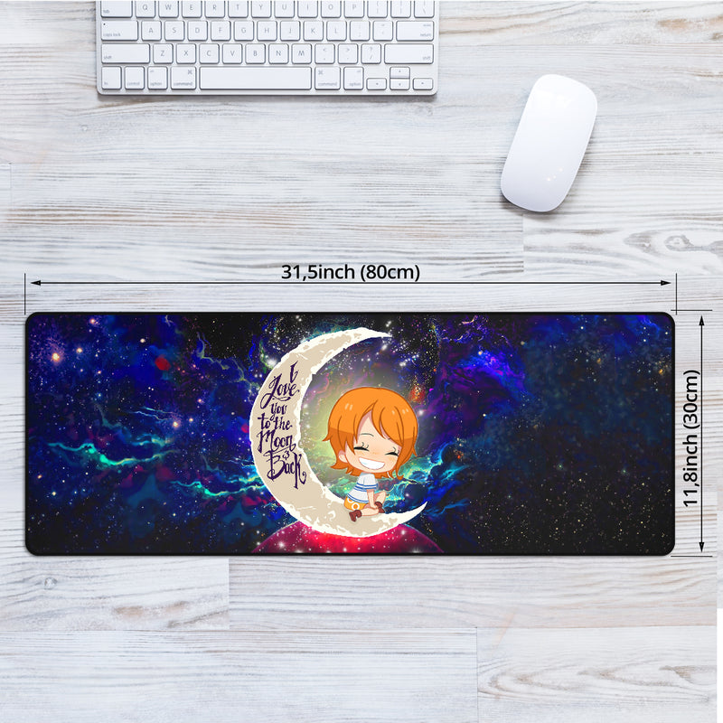 Nami One Piece Love You To The Moon Galaxy Mouse Mat Nearkii