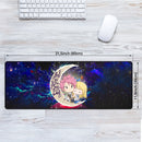 Natsu Fairy Tail Anime Love You To The Moon Galaxy Mouse Mat Nearkii