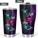 Best Custom Butterfly Faith Hope Love Personalized Tumbler Nearkii
