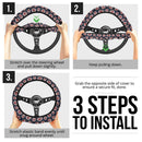 Hashibira Inosuke Demon Slayer Anime Car Steering Wheel Cover 5 Nearkii