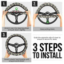 Chipi Hashibira Inosuke Demon Slayer Anime Car Steering Wheel Cover 1 Nearkii