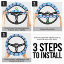 Stitch Custom Car Steering Wheel Cover Nearkii