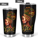 Best Black God Woman Say Personalized Tumbler Nearkii