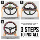 Giyu Tomioka Demon Slayer Anime Car Steering Wheel Cover 2 Nearkii