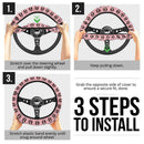 Kamado Nezuko Demon Slayer Anime Car Steering Wheel Cover 5 Nearkii