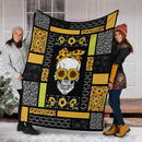 Skull Sunflower Premium Blanket Nearkii