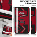 Deep Red Jeep Car Seat Belt Cover Custom Car Accessories Nearkii