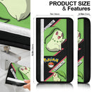 Chikorita car seat belt covers Anime Pokemon Custom Car Accessories Nearkii