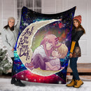 Chainsaw Man Denji X Power Love You To The Moon Galaxy Blanket Nearkii