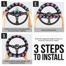Baby Yoda 2022 Space Car Steering Wheel Cover Nearkii