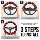 Jack Skellington Nightmare Before Christmas Premium Custom Car Steering Wheel Cover Nearkii