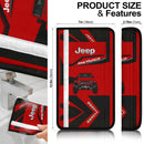 Red Jeep Car Seat Belt Cover Custom Car Accessories Nearkii