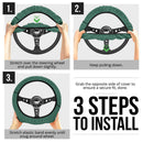 Kamado Tanjiro Demon Slayer Anime Car Steering Wheel Cover 1 Nearkii