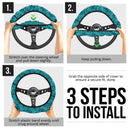 Ocence Blue Premium Car Steering Wheel Cover Nearkii