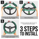 Kimetsu No Yaiba Tanjiro Kamado Car Steering Wheel Cover Nearkii