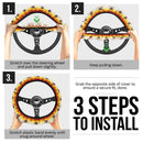 Rengoku Kyoxjuror Demon Slayer Anime Car Steering Wheel Cover 3 Nearkii