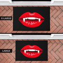 Lady Vampire Red Slip Horror Funny Doormat Nearkii