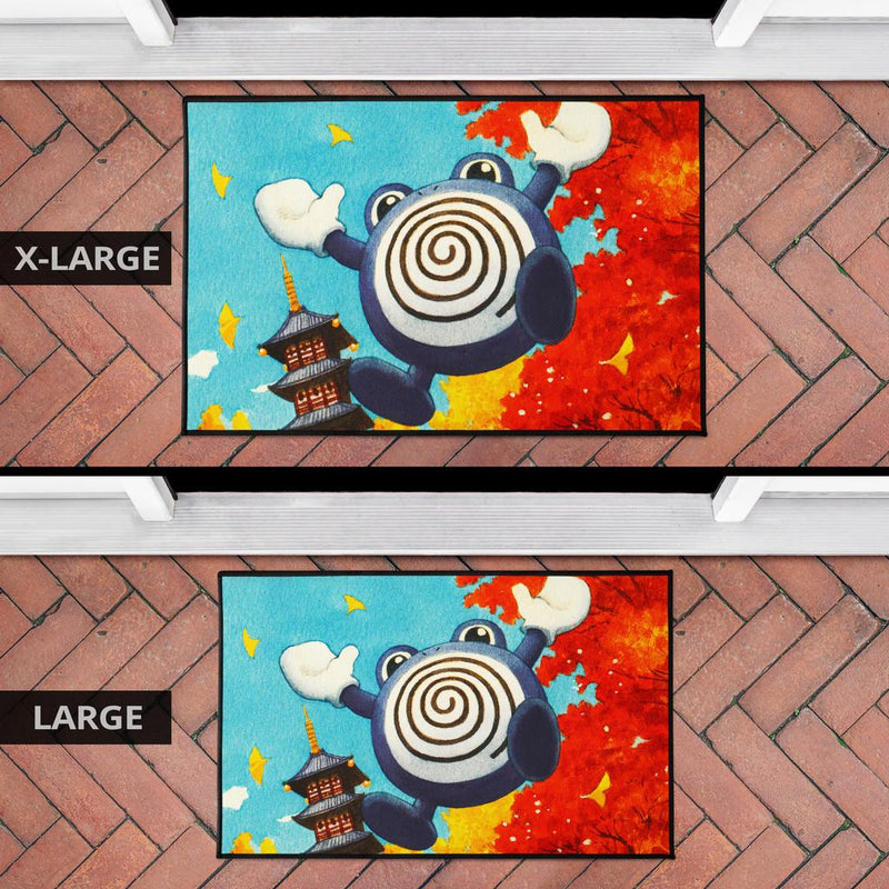 Poliwhirl Japan Pokemon Anime Doormat Nearkii