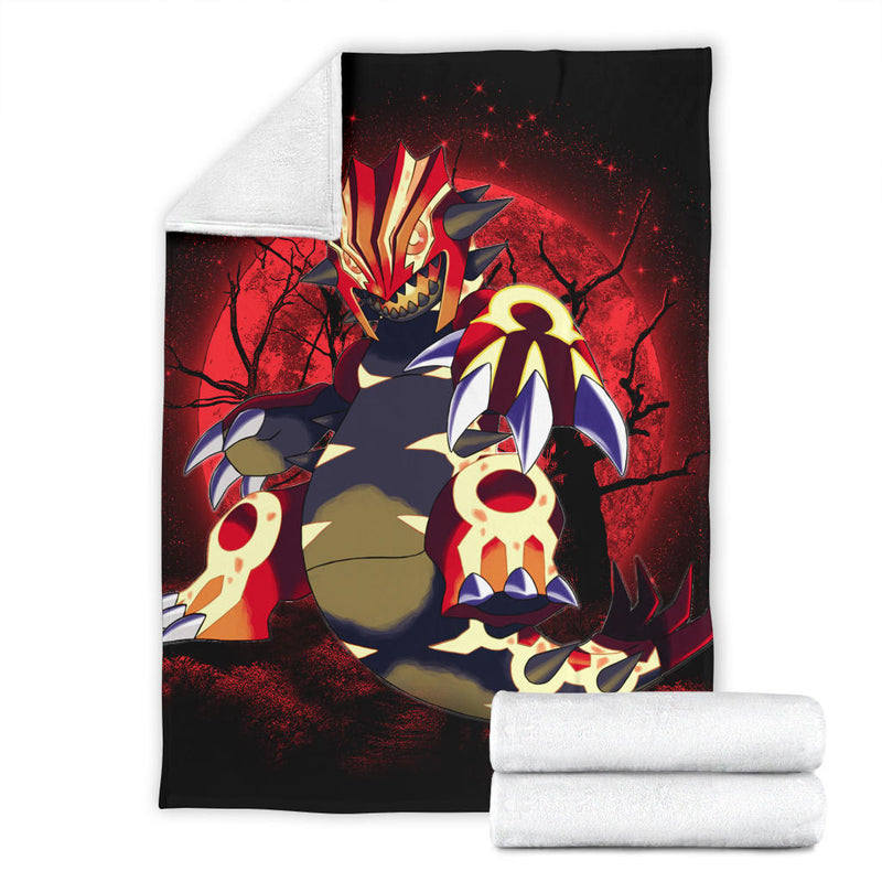 Pokemon Mega Groudon Moonlight Premium Blanket Nearkii