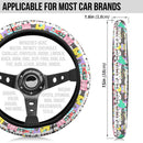 We Bare Bears Cute Premium Car Steering Wheel Cover Nearkii