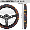 Black Panther Partern Premium Car Steering Wheel Cover Nearkii