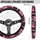 Pink Jeep Car Steering Wheel Cover Nearkii