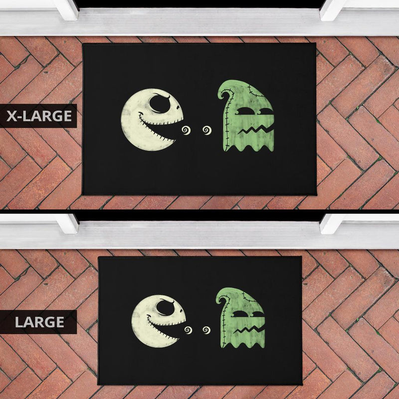 Pacman Jack Skellington Doormat Nearkii