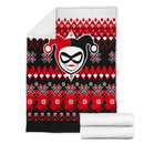 Harley Quinn Ugly Christmas Custom Blanket Home Decor Nearkii