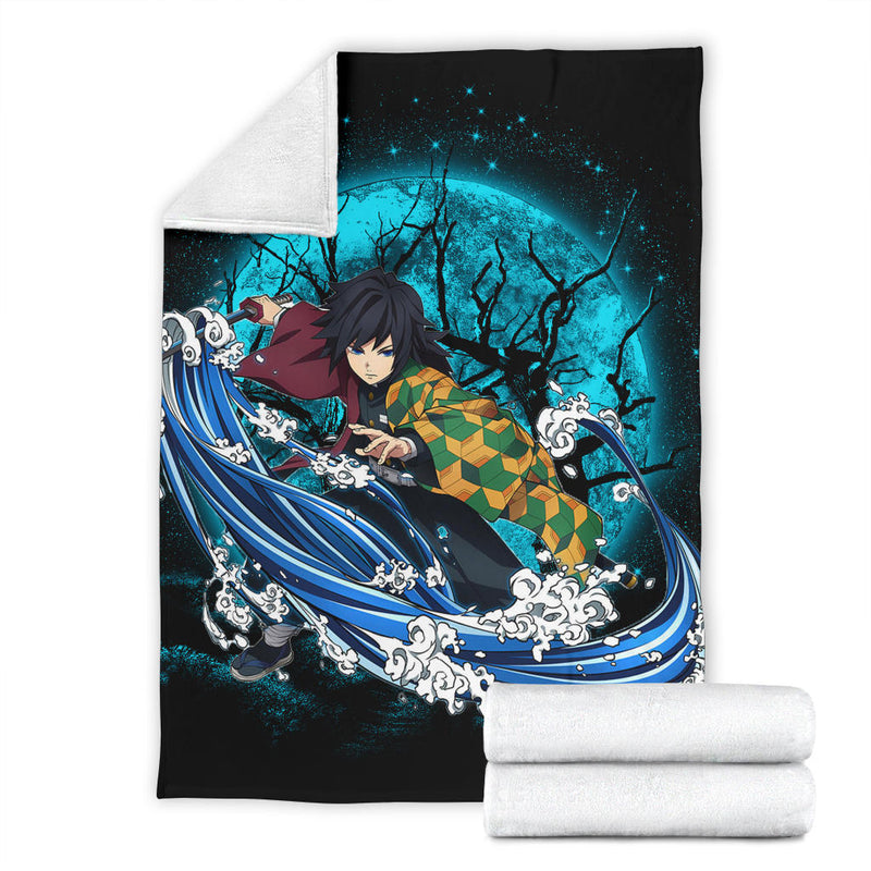 Tomioka Giyuu Demon Slayer Moonlight Premium Blanket Nearkii