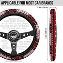 Deadpool Black Christmas Premium Custom Car Steering Wheel Cover Nearkii