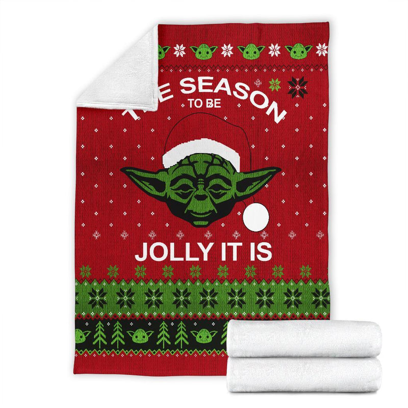 Star Wars The Season To Be Jolly It Is Ugly Christmas Custom Blanket Home Decor Nearkii