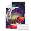 Mareep Pokemon Love You To The Moon Galaxy Blanket Nearkii