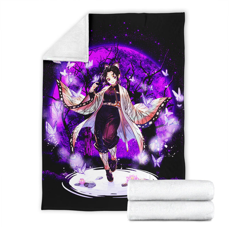 Shinobu Demon Slayer Moonlight Premium Blanket Nearkii