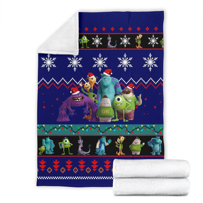 Monsters University Christmas Blanket Amazing Gift Idea Nearkii