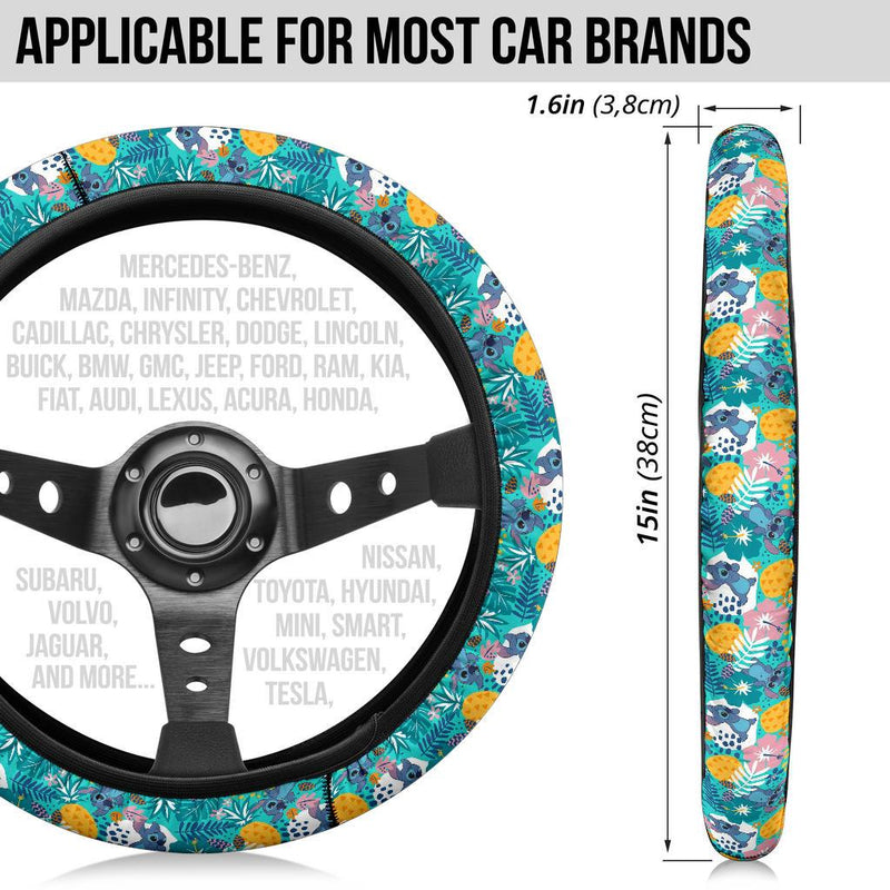 Stitch Hawaii Custom Car Steering Wheel Cover Nearkii