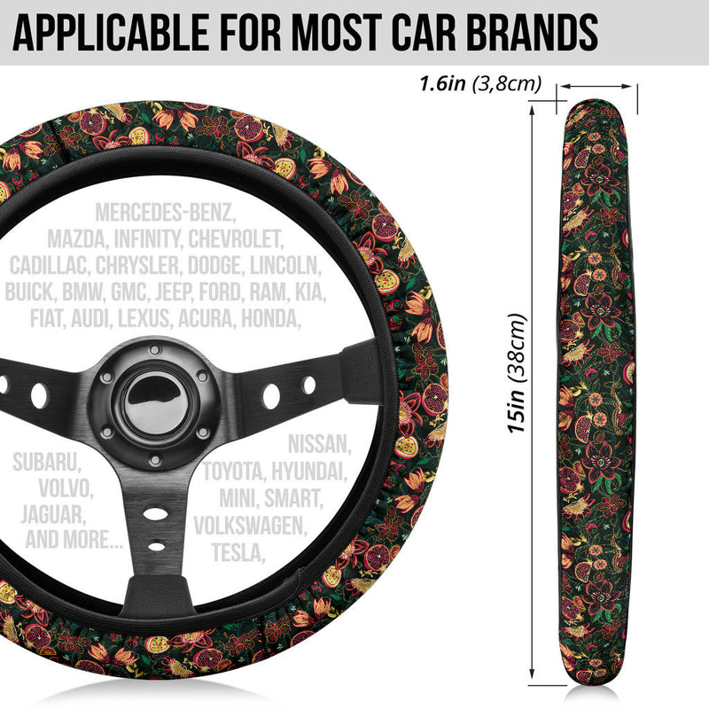 Tropical Forest Premium Car Steering Wheel Cover Nearkii