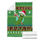 Green Pickle Rick Christmas Christmas Blanket Amazing Gift Idea Nearkii